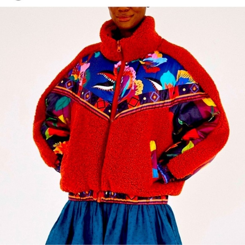 Rare Sold Out Reversible Farm Rio Floral Puffer Jacket